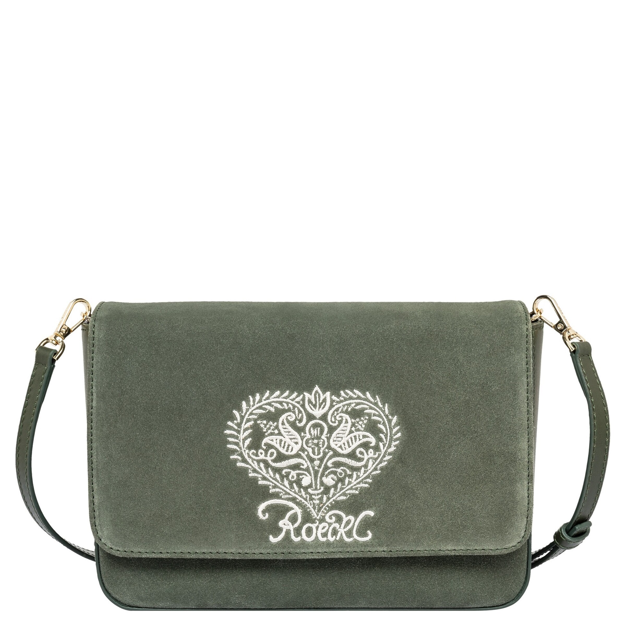 Roeckl Crossbody Bag 'VRONI UMHÄNGETASCHE SMALL' in Green: front