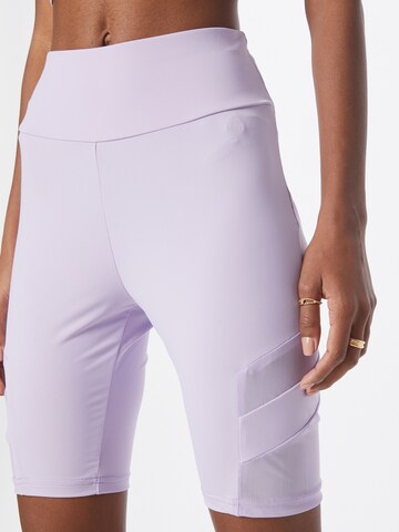 Urban Classics Skinny Leggings i lila