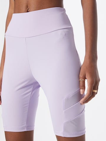 Urban Classics Skinny Leggings in Lila