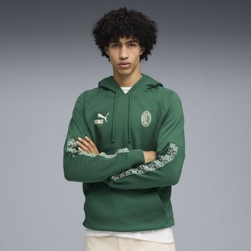 PUMA Sports sweatshirt 'AC Mailand King' in Green: front