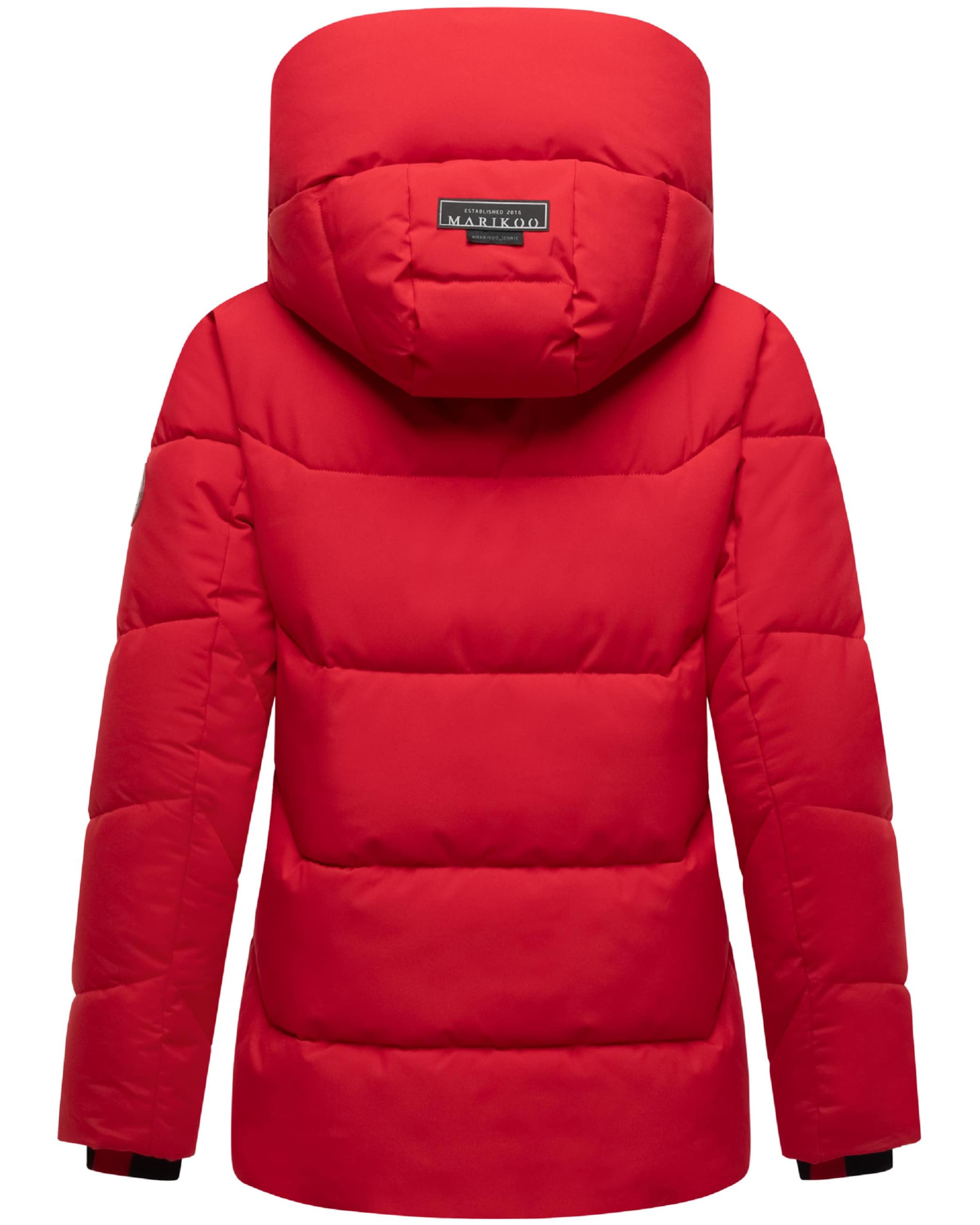 MARIKOO Vinterjacka 'Kuscheltatze XVI' i röd