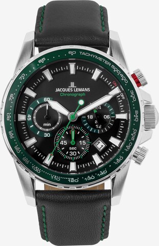 Jacques Lemans Analog Watch in Green: front