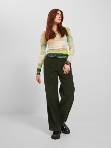 Wide Leg Pantalon 'Aviaja' JJXX en vert