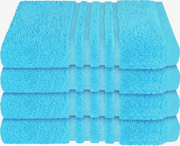 SCHIESSER Handdoek 'Milano' in Blauw: voorkant