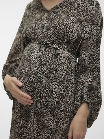 MAMALICIOUS Dress 'CHERRY' in Grey
