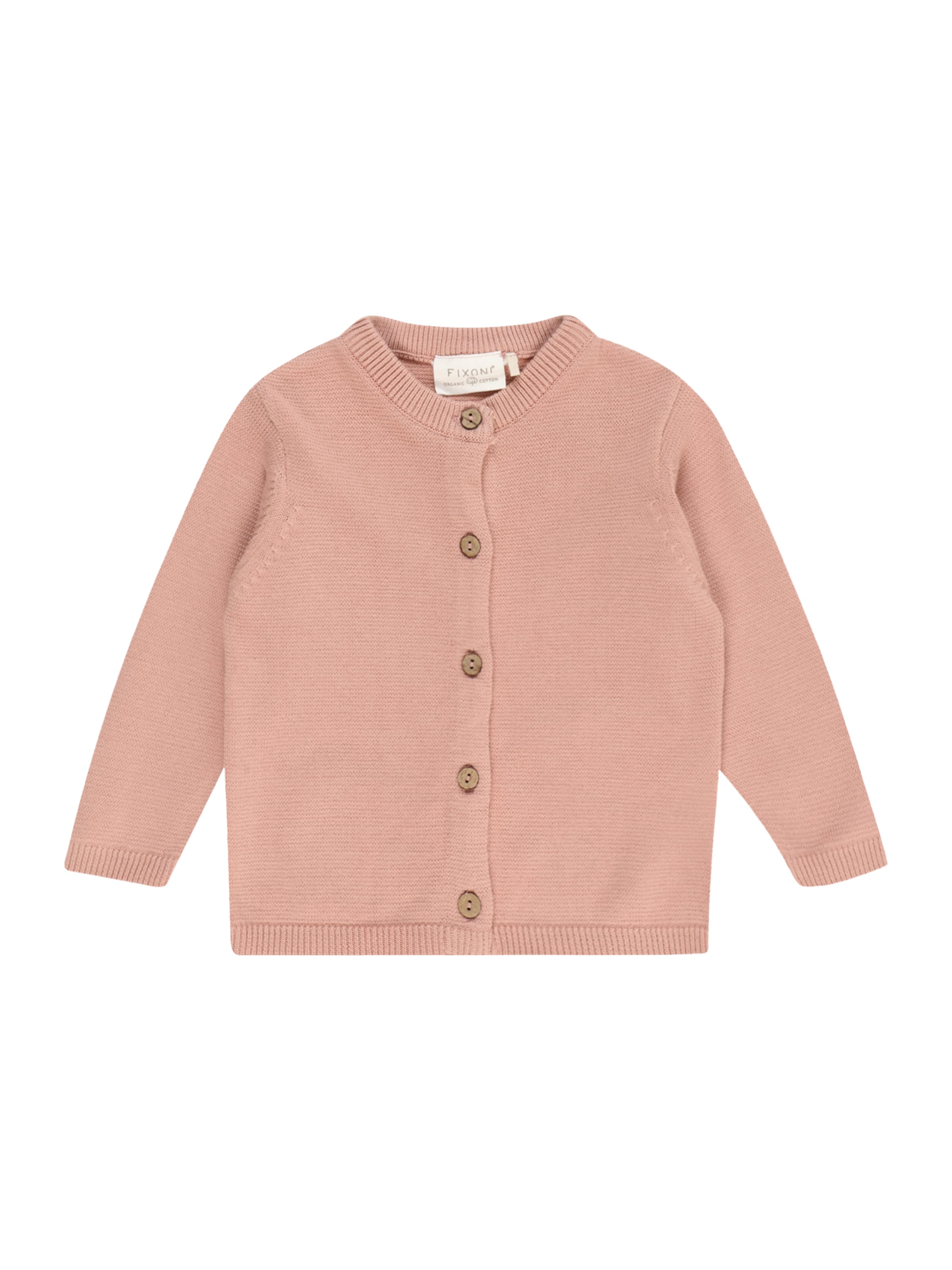 Cardigan Fixoni en rose : devant