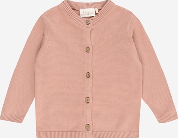 Cardigan Fixoni en rose : devant