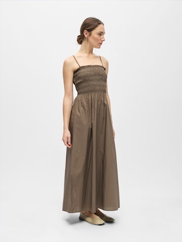 OBJECT Poletna obleka 'OBJELLY HOPE' | rjava barva