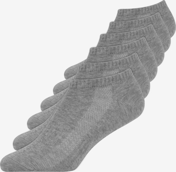 SNOCKS Ankle Socks in Grey: front