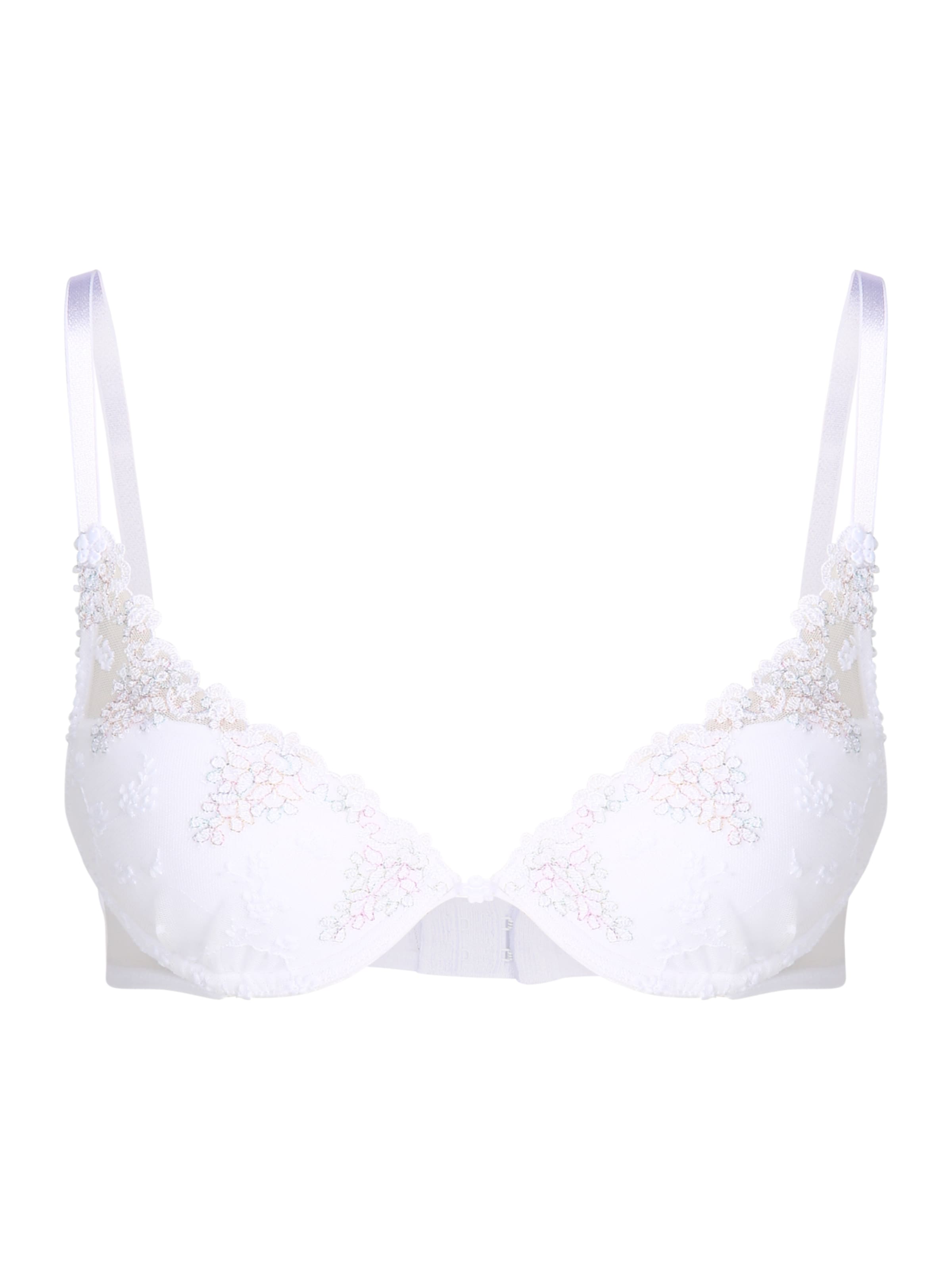 PASSIONATA Push-up Podprsenka 'WHITE NIGHTS' – bílá: přední strana