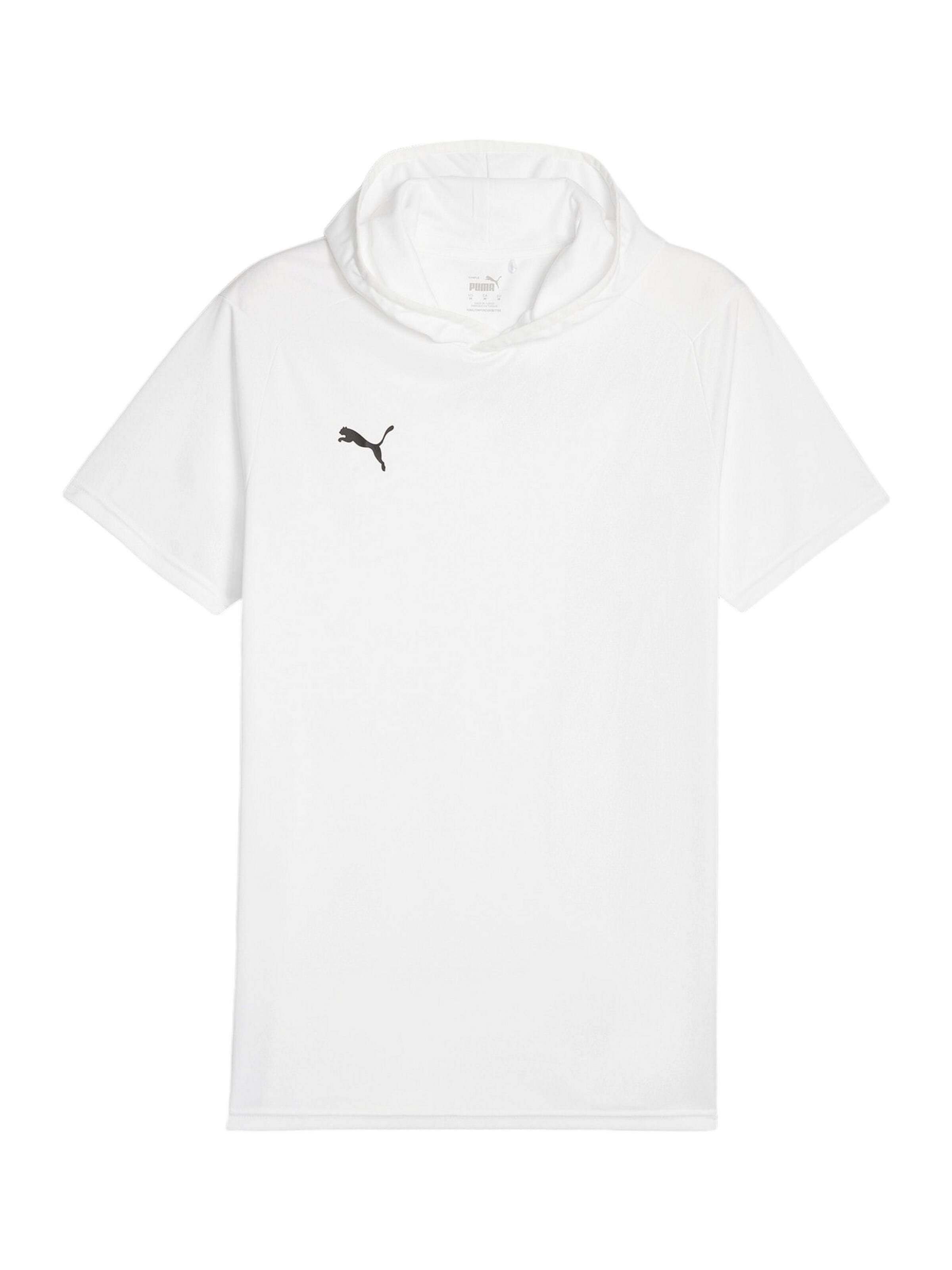 PUMA Funktionsshirt 'Hoops Team Shooting' in Weiß: Vorderseite