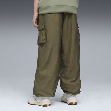 PUMA Loosefit Broek 'Bowtique' in Groen