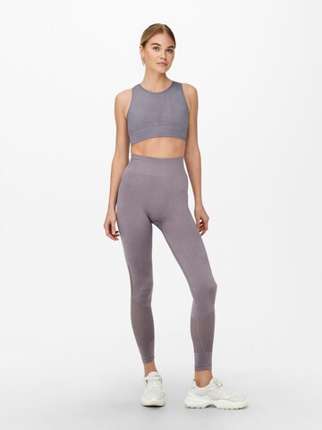 ONLY PLAY Skinny Športne hlače 'Saba' | vijolična barva
