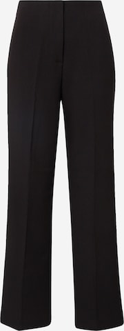 VERO MODA Regular Trousers with creases in Black: front