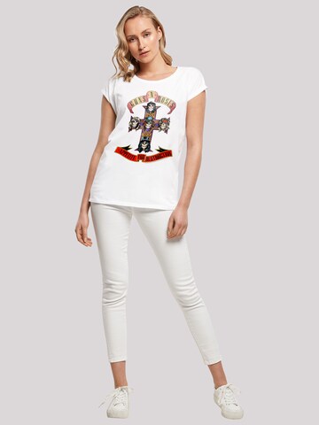T-shirt 'Guns 'n' Roses' F4NT4STIC en blanc