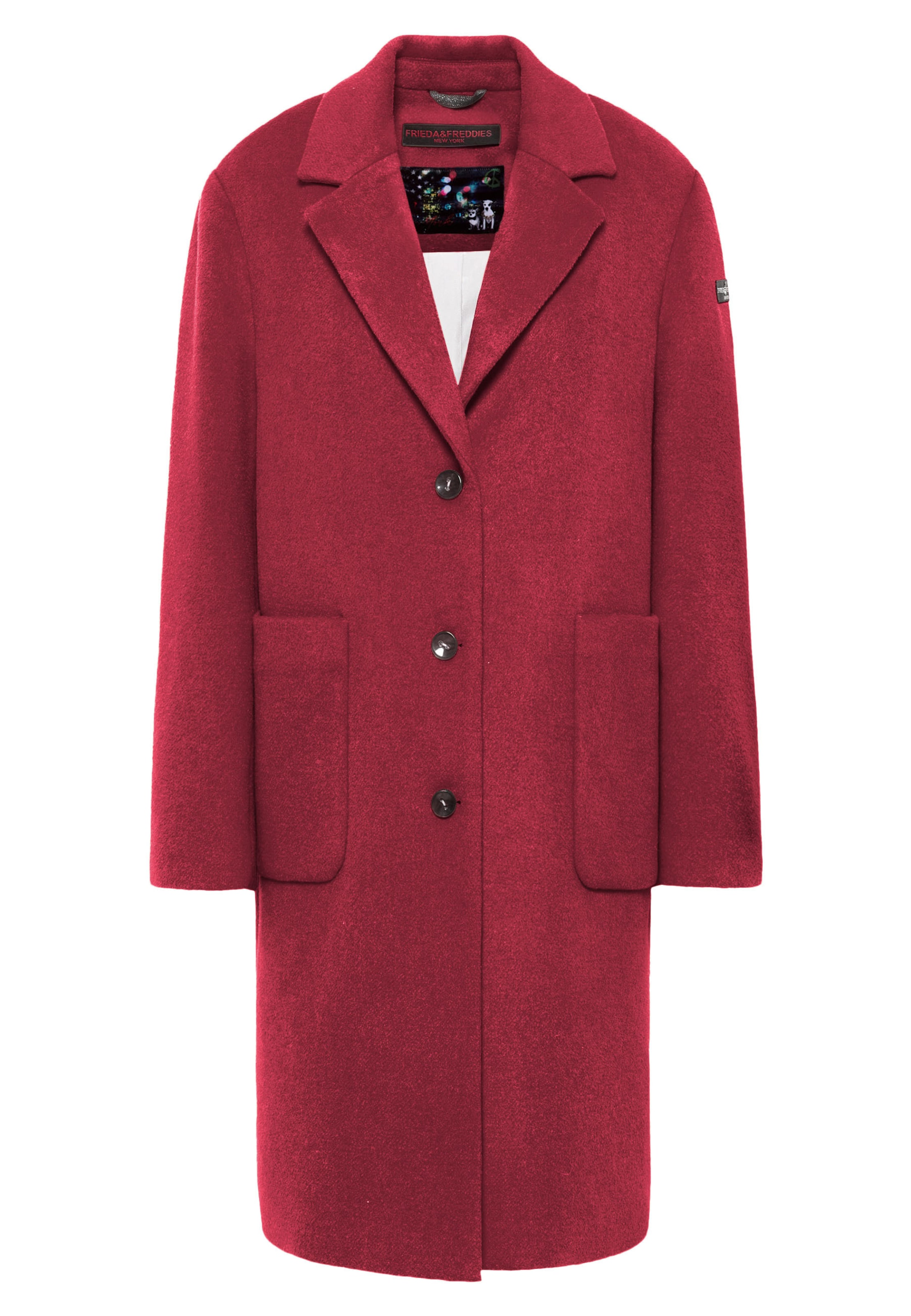 Frieda & Freddies Winter Coat in Red: front