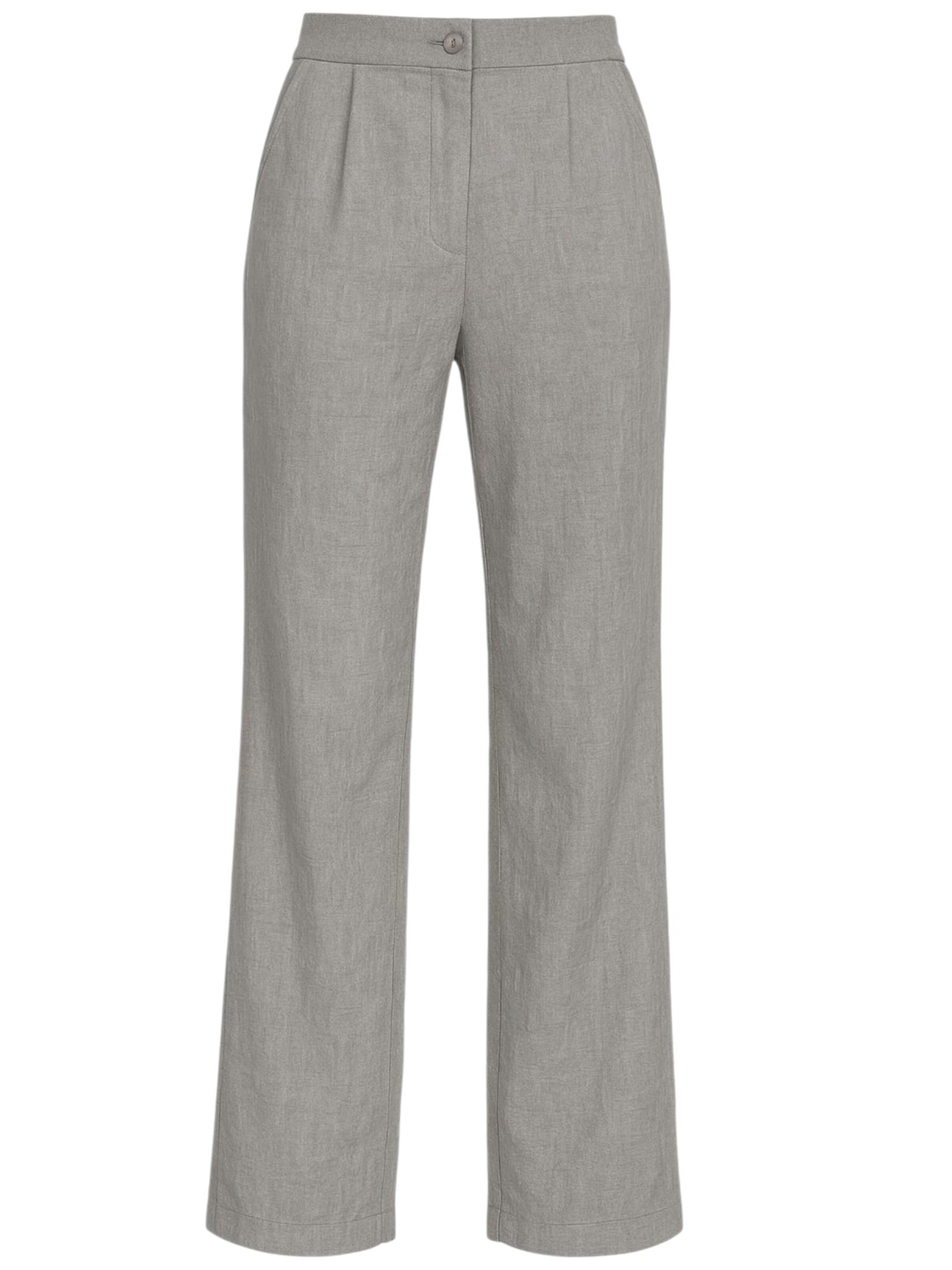 Wide leg Pantaloni 'LIRIN' di fashionshowcase in grigio: frontale