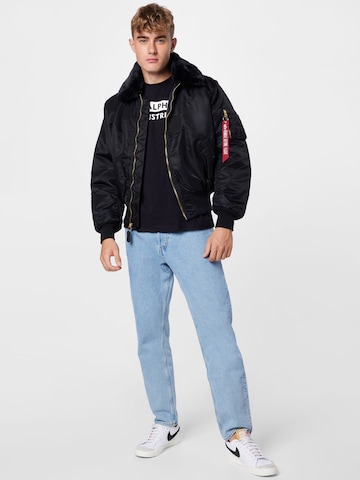 ALPHA INDUSTRIES Φθινοπωρινό και ανοιξιάτικο μπουφάν 'B15' σε μαύρο