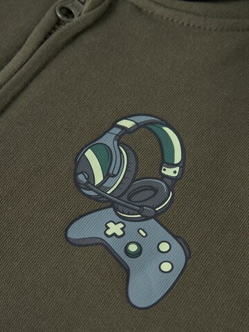 NAME IT Sweat jacket 'NKMVOLTINUS' in Green