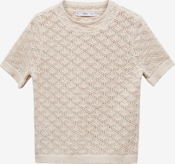 MANGO Sweater 'SITO' in Beige: front