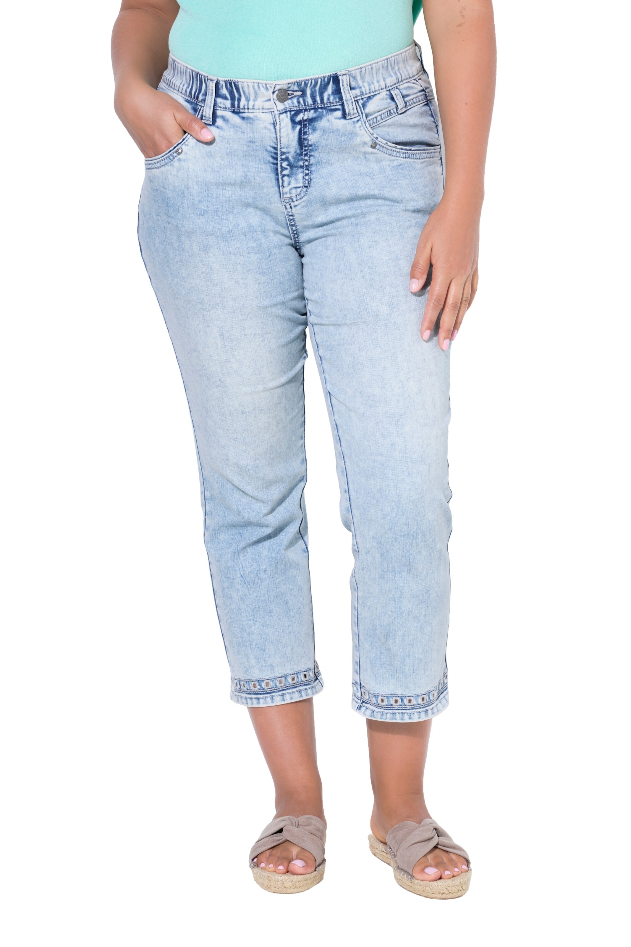 LAURASØN Regular Jeans in Blau: Vorderseite