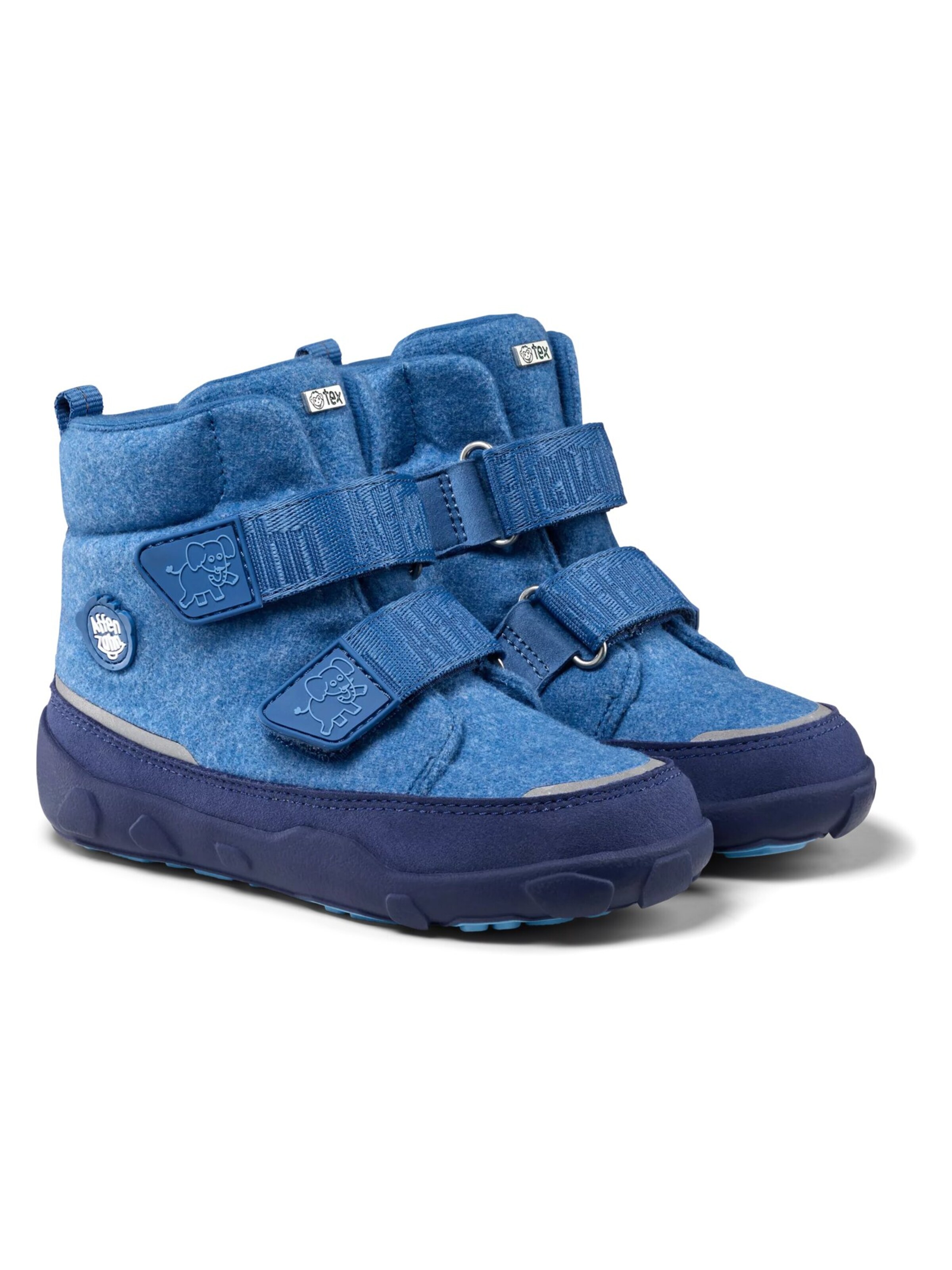 Affenzahn Boots 'Winterstiefel Wolle Comfy' in Blue