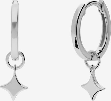 Boucles d'oreilles 'Stern' Lucardi en argent : devant