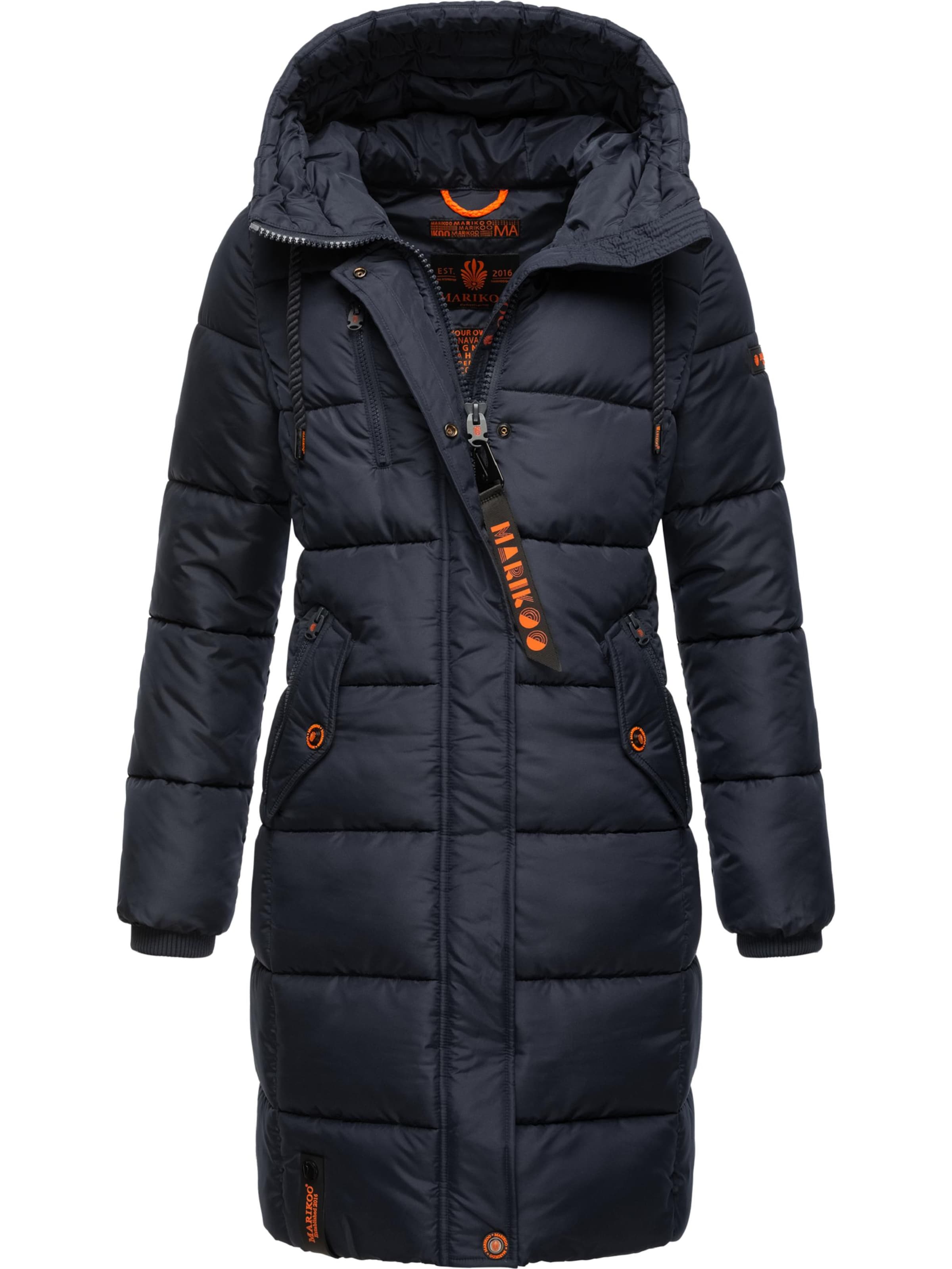MARIKOO Vinterfrakke 'Yuikoo' i blå
