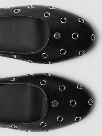 MANGO Ballerina 'LETS' in Schwarz