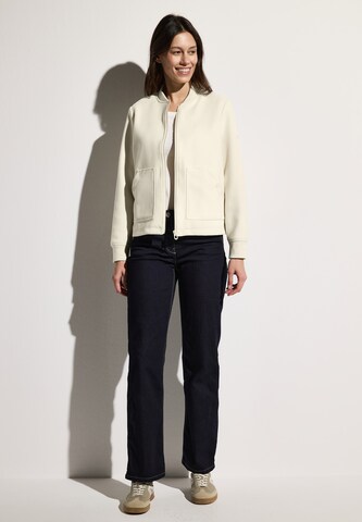 CECIL Blouson in Woll-Optik in Beige