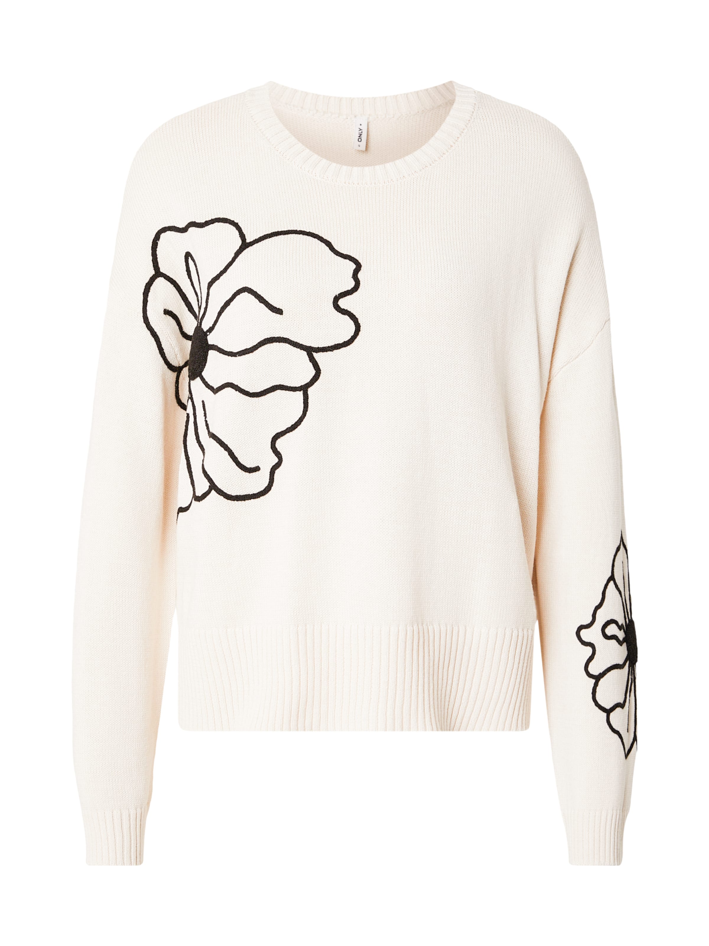 Pull-over 'ONLPetra' ONLY en beige : devant