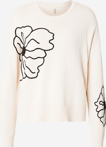 ONLY - Pullover 'ONLPetra' em bege: frente