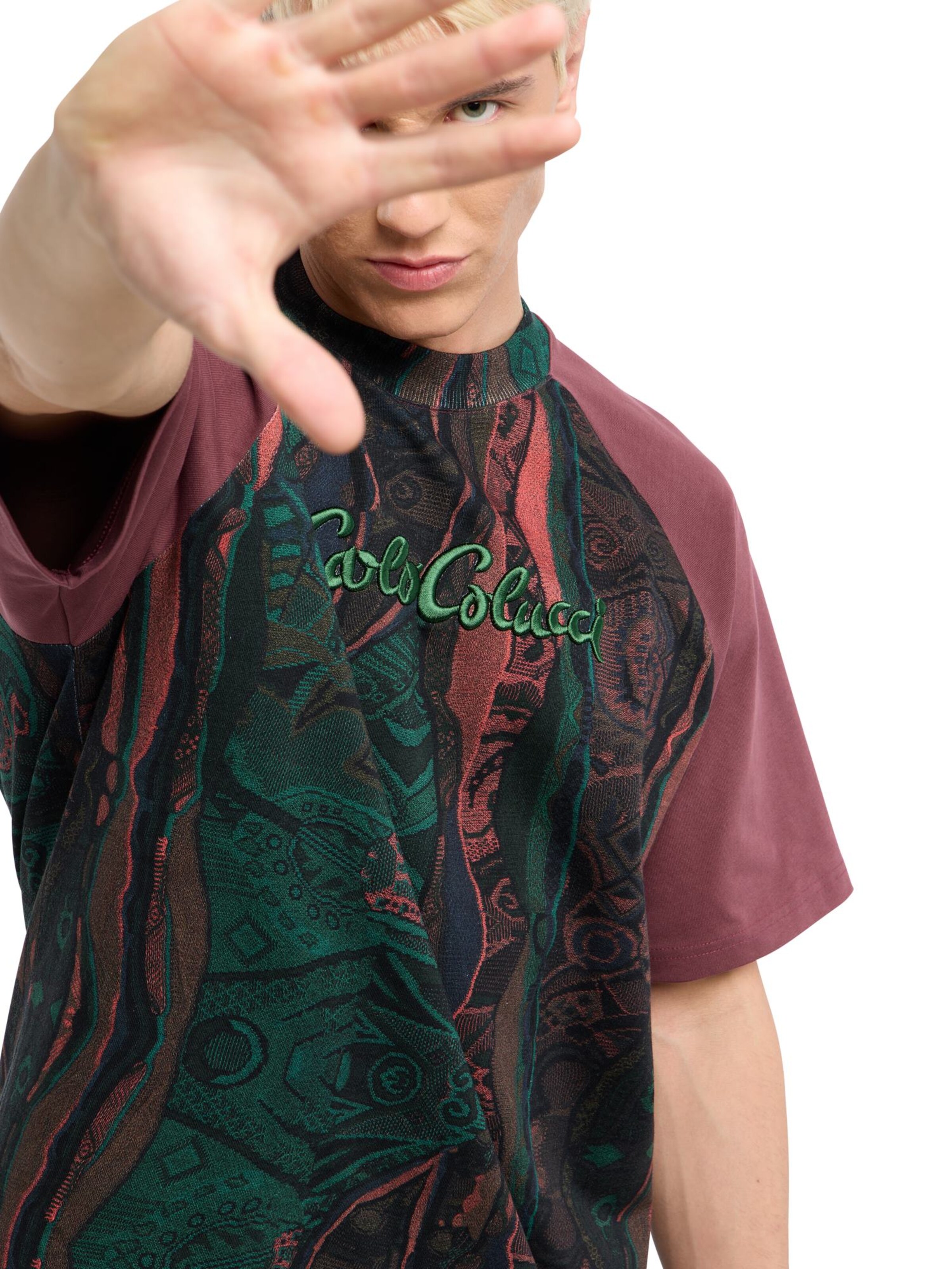 Carlo Colucci Shirt 'Eschfaller' in Red