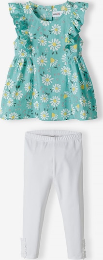 MINOTI Komplet u tirkiz / žuta / tamno zelena / bijela, Pregled proizvoda