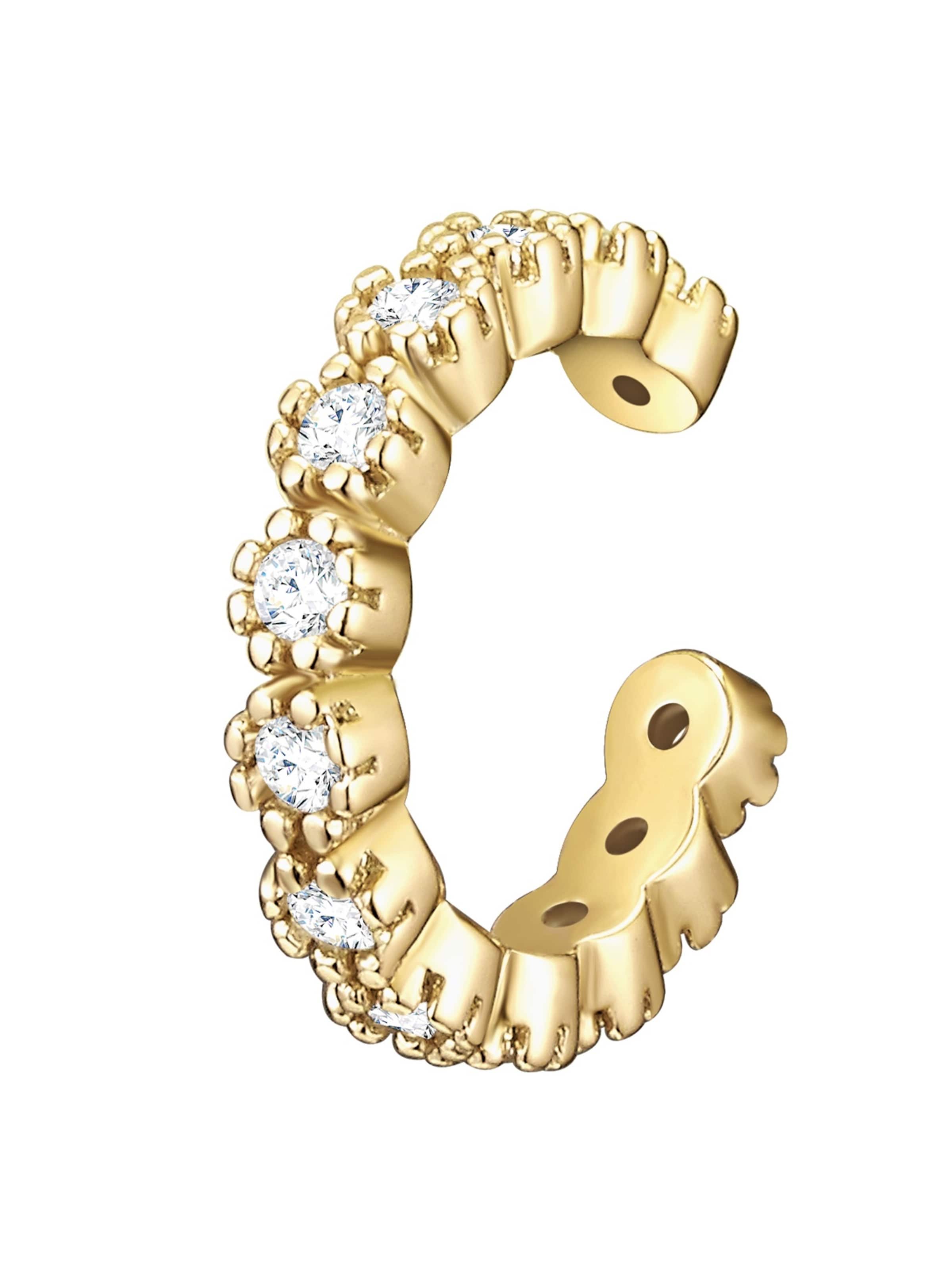 Boucles d'oreilles Lulu & Jane en or : devant