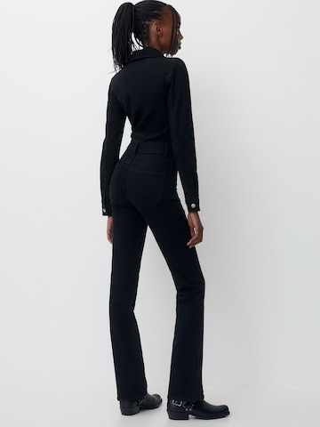 Pull&Bear Jumpsuit in Zwart