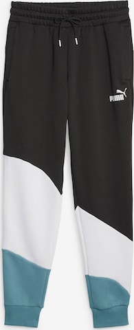 PUMA Tapered Workout Pants 'POWER' in Blue: front