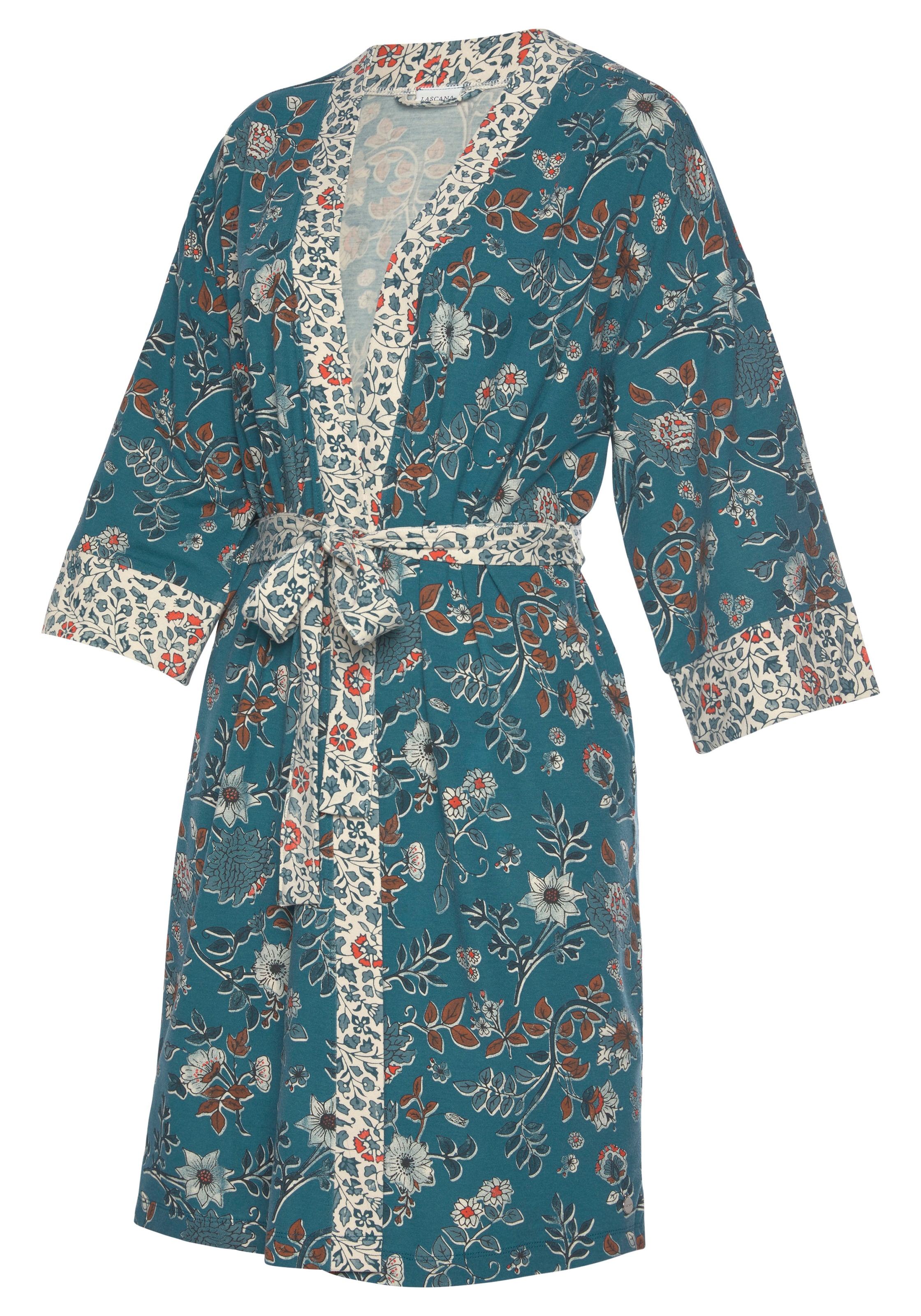 LASCANA Dressing gown in Blue