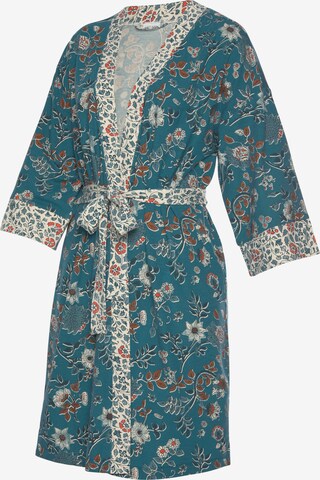 LASCANA Dressing Gown in Blue