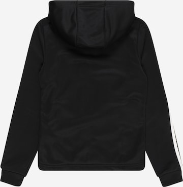 ADIDAS SPORTSWEAR Athletic Zip-Up Hoodie 'Essentials' in Black