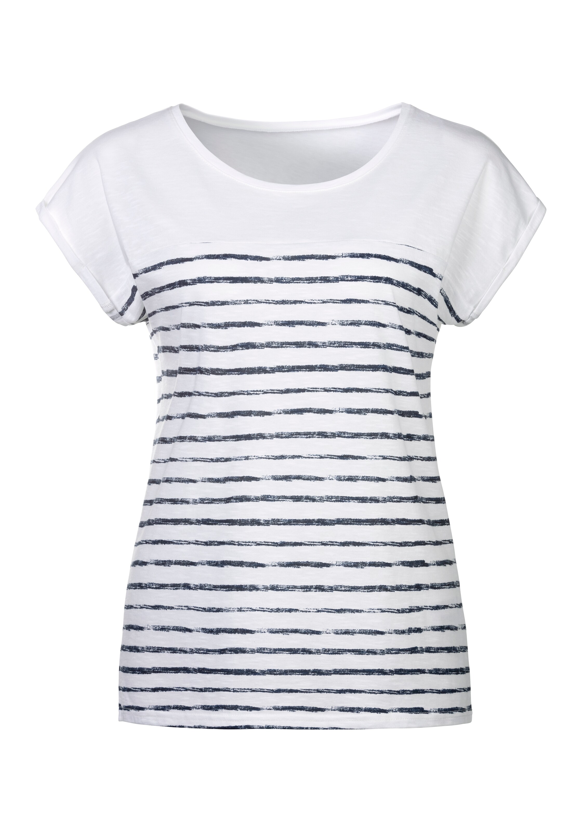 BEACH TIME Μπλουζάκι σε λευκό