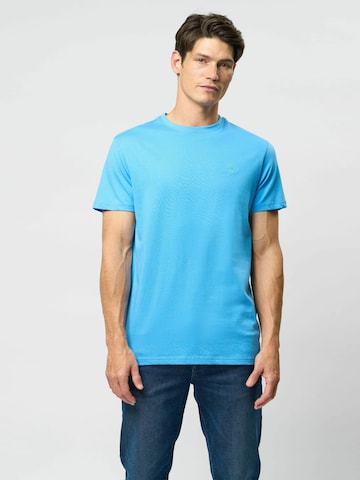 U.S. POLO ASSN. Shirt 'Arjun' in Blauw: voorkant