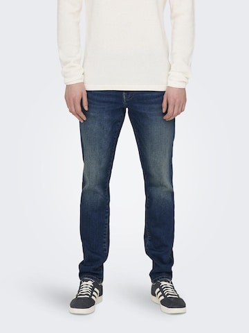 Only & Sons Slimfit Jeans 'Loom' i blå: forside