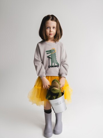 SATURNDAY Kleid 'Krokodil Scooter' in Gelb