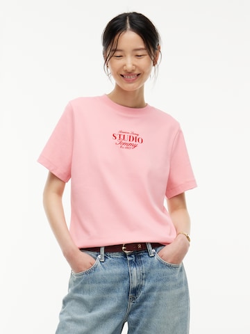 T-shirt 'STUDIO' TOMMY HILFIGER en rose : devant