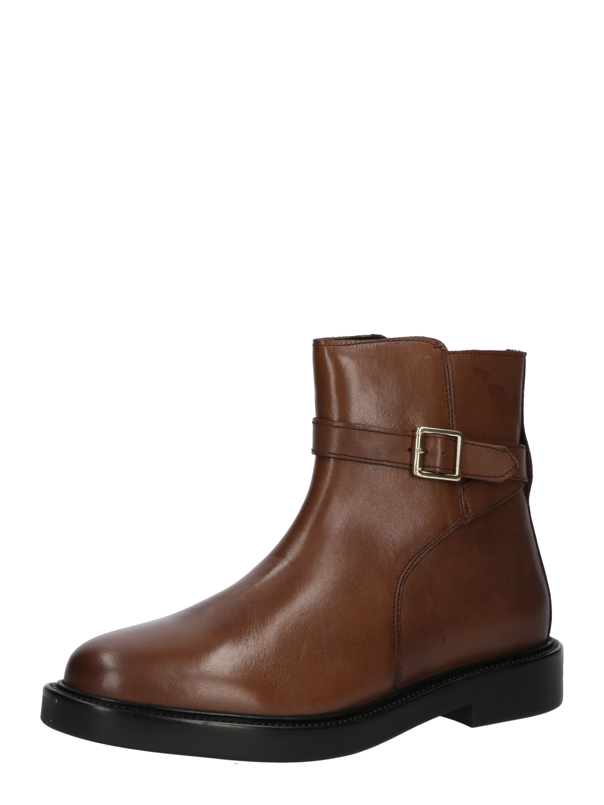 ABOUT YOU Gležnarji 'Giulia' | rjava barva: sprednja stran