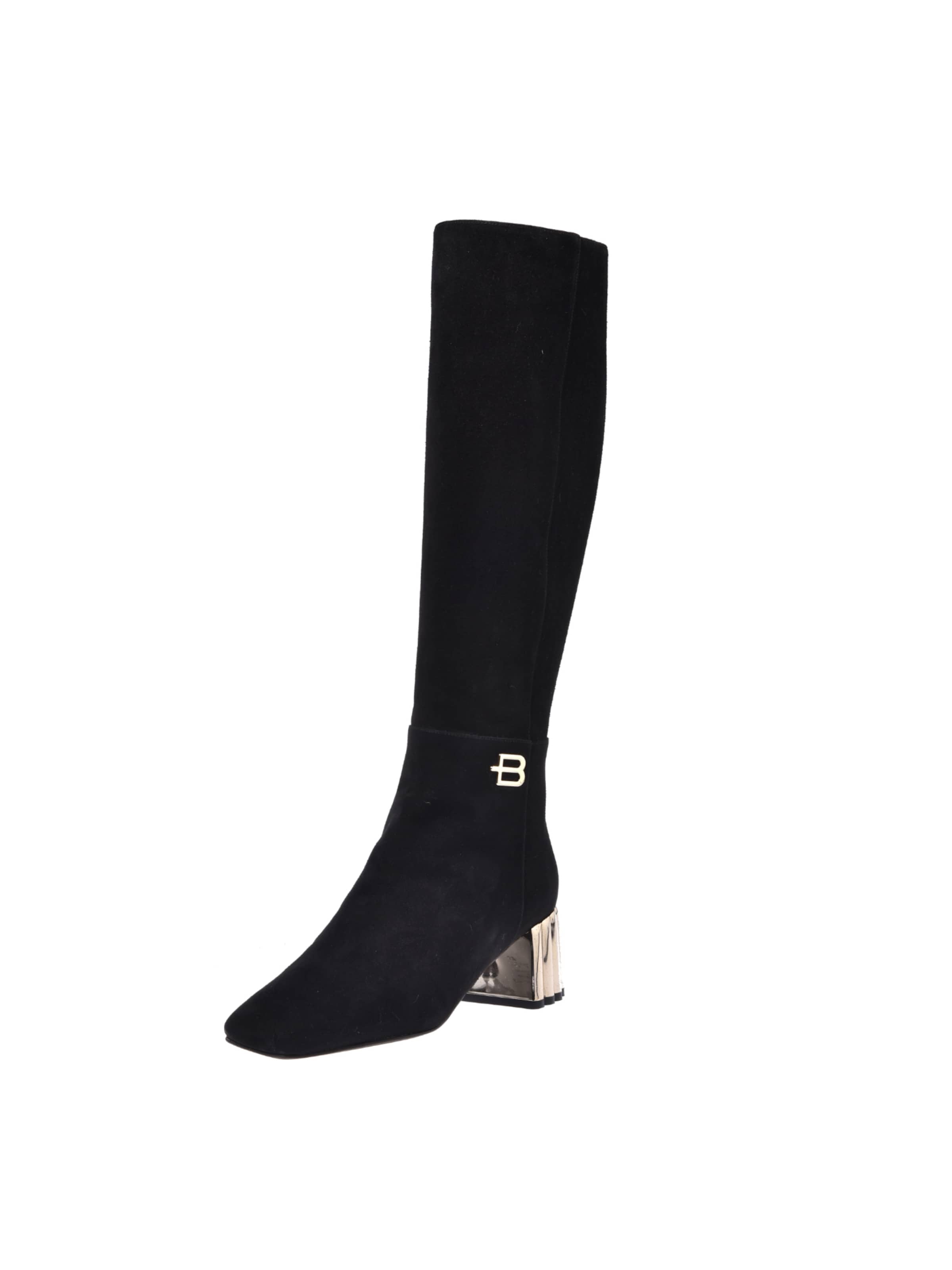 BALDININI Boots in Schwarz: Vorderseite