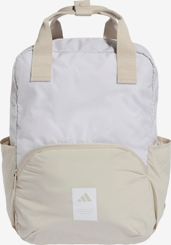 smėlio ADIDAS PERFORMANCE Sportinė kuprinė 'Classic': priekis