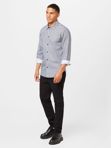 ABOUT YOU Regular fit Srajca 'Fritz' | modra barva