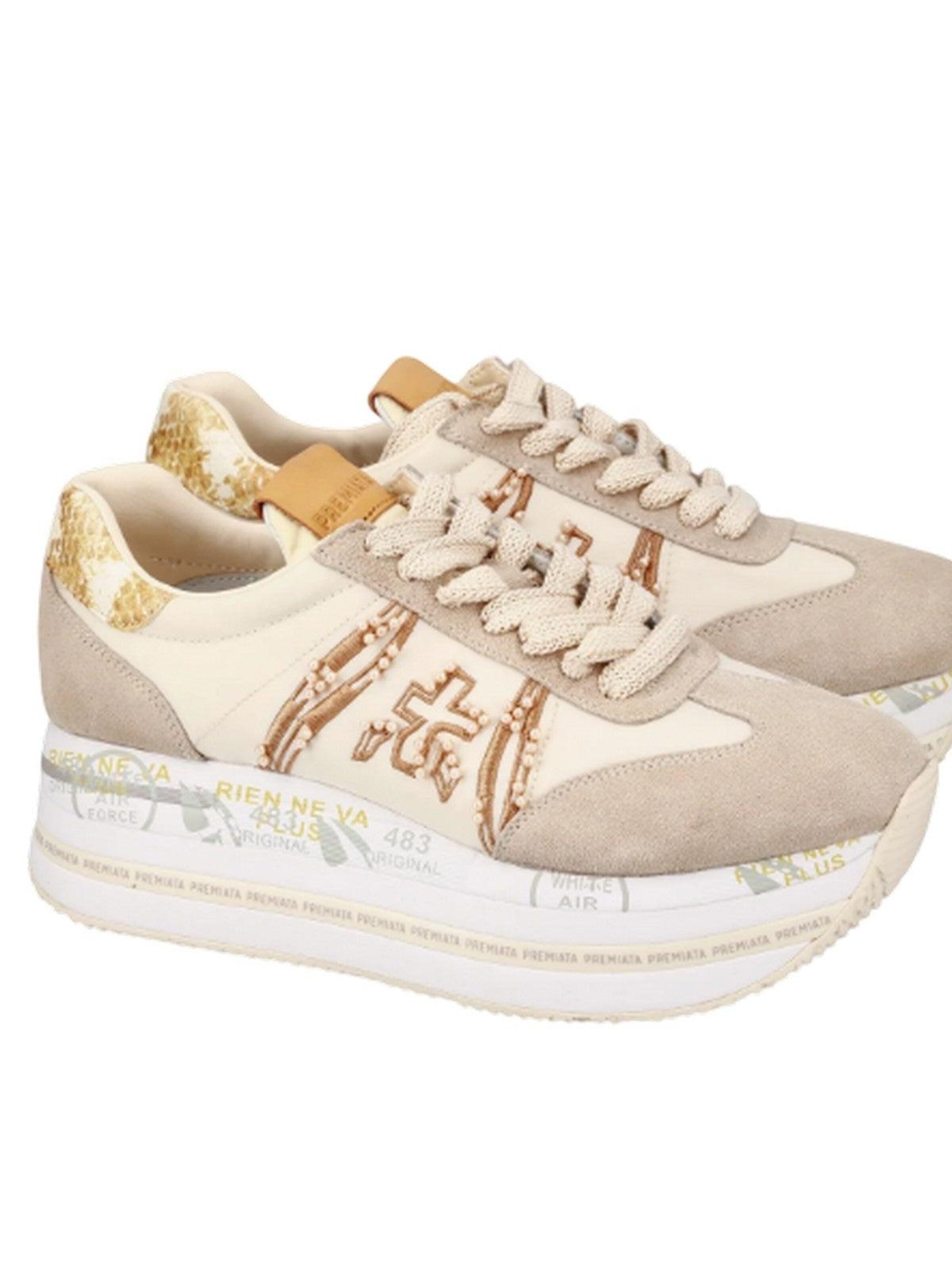 Sneaker bassa di Premiata in beige